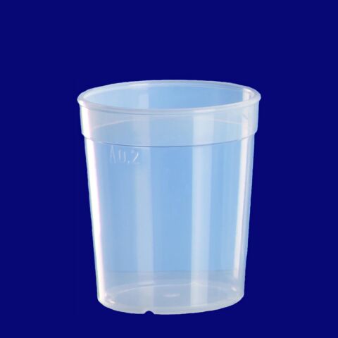 Mehrwegbecher 0,2l PP transparent