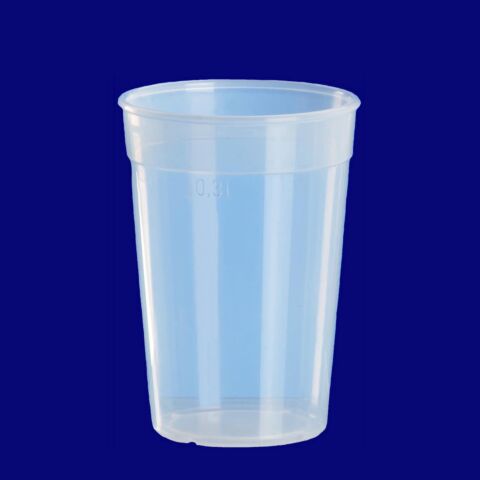 Mehrwegbecher 0,3l PP transparent